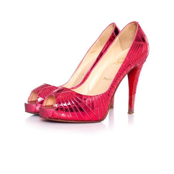 Christian Louboutin Metallic pink pump - Picture 1 of 7